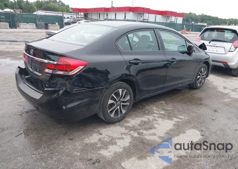 2015 Honda Civic Ex from USA, damaged, VIN 19XFB2F81FE229414